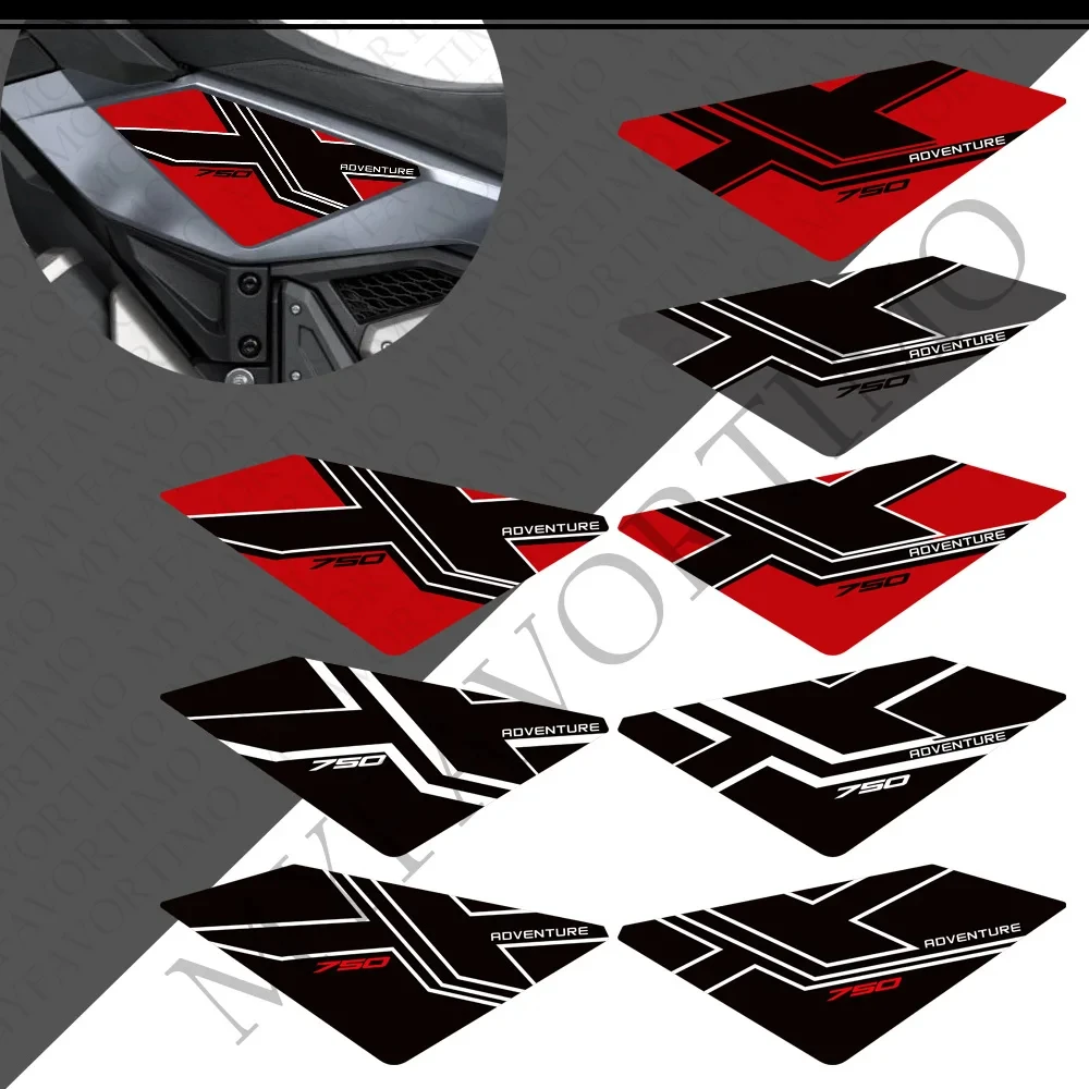 2021 - 2024 Motorfiets Stickers Stickers Beschermer Tank Pad Kit Kniewielen Lichaam Spatbord Shell Voor Honda X-ADV Xadv X Adv 750