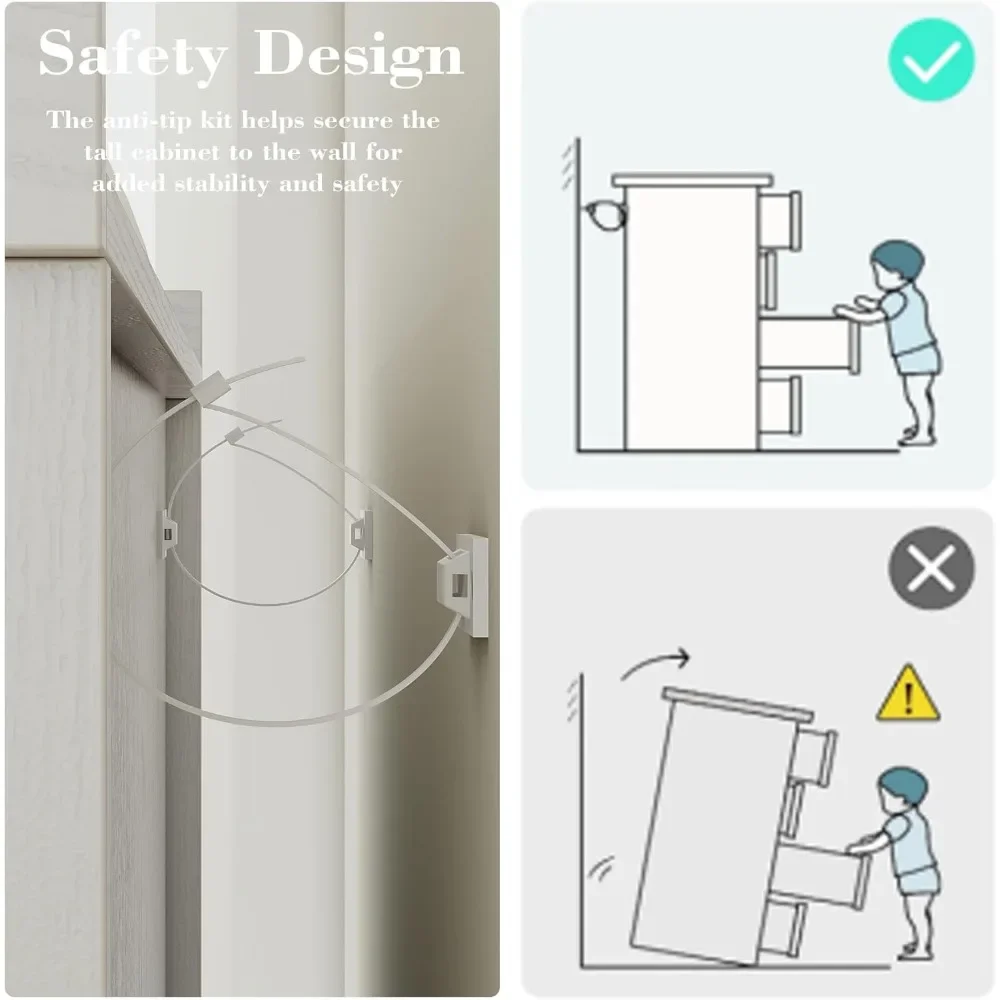 Kitchen Pantry Cabinet 72" Height, Freestanding Cupboard with Drawer, Sliding Rack & 6 Hanging Shelves for Dining Area
