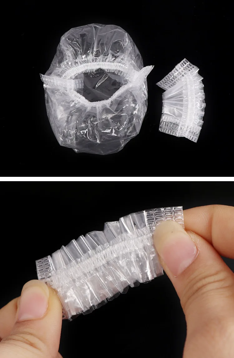 أكواب أذن للاستعمال مرة واحدة، مادة الضغط المنخفض، حماية الأذن المقاومة للماء، أكواب أذن صبغ الشعر 100 قطعة