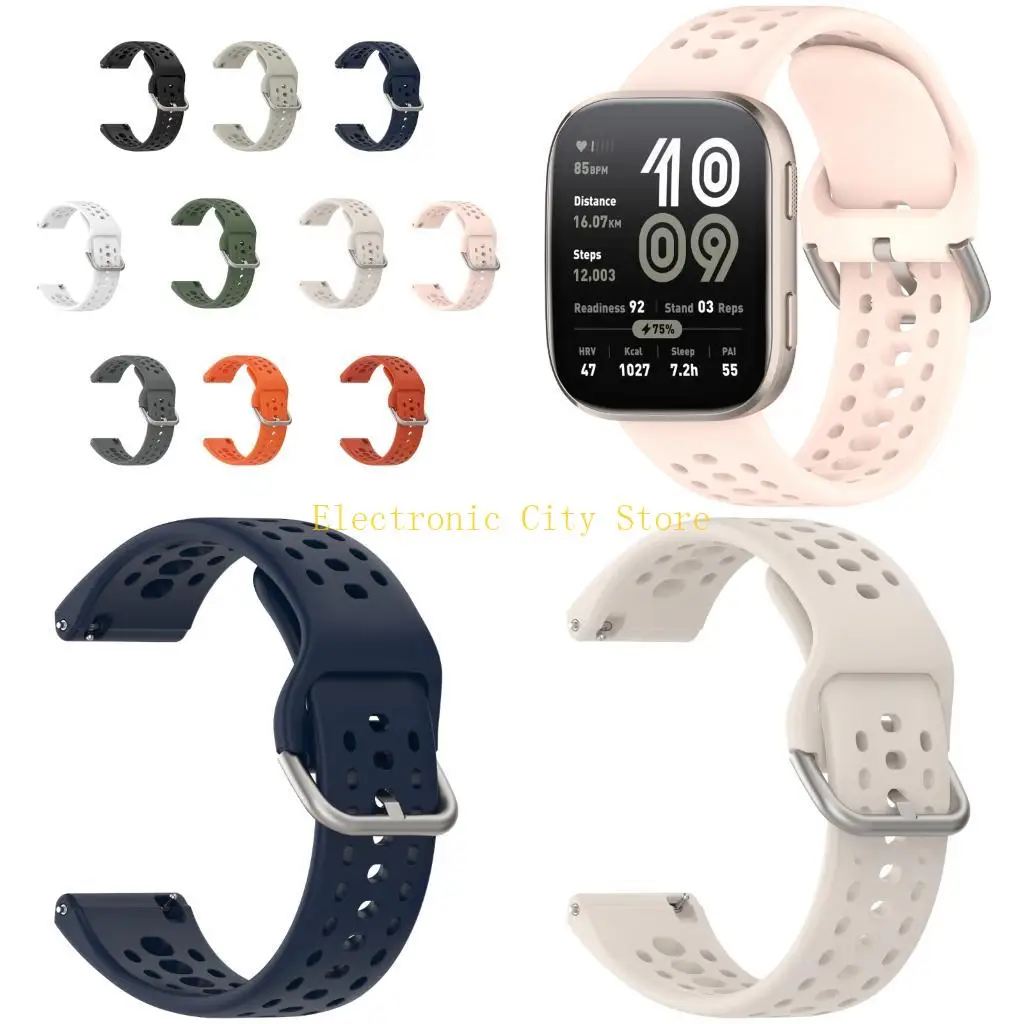 

Мягкая силиконовая замена полоса Легко установить гибкие силиконовые часы -ремни шокорезоточные дизайны для часов для часов Bip6