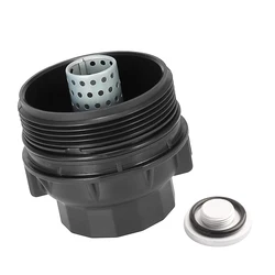 1pc Oil Filter Cap Assembly with Lid Plastic Black 15620-36020 Suitable For Lexus ES300h ES350 2013-2016 Car Accessories