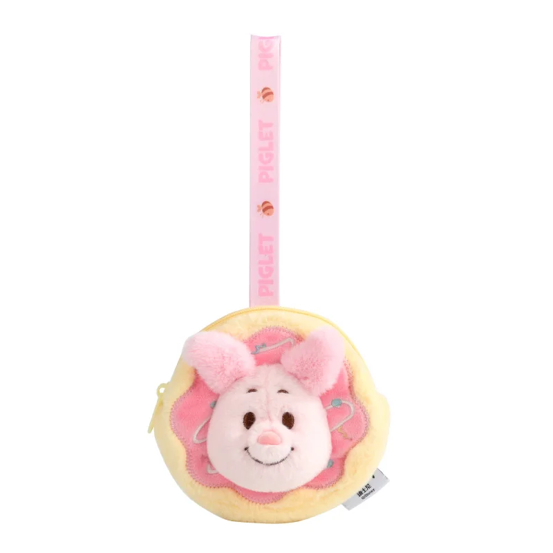 Simpatico portafoglio in peluche con personaggi Disney - Honey Pot Pooh Piglet Lotso Ornamento per borsa multiuso, regalo quotidiano carino più venduto per lei