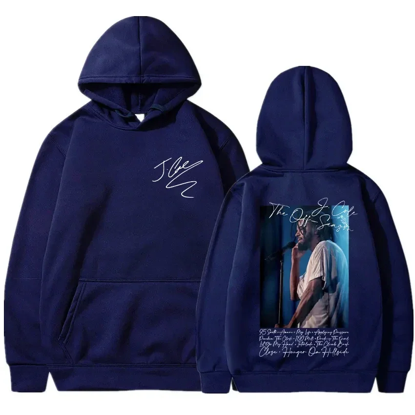 Sudaderas con capucha de gran tamaño estilo callejero Hip Hop para hombre y mujer, sudadera con estampado de álbum de música de rapero J Cole, Sudadera con capucha de algodón polar 2024