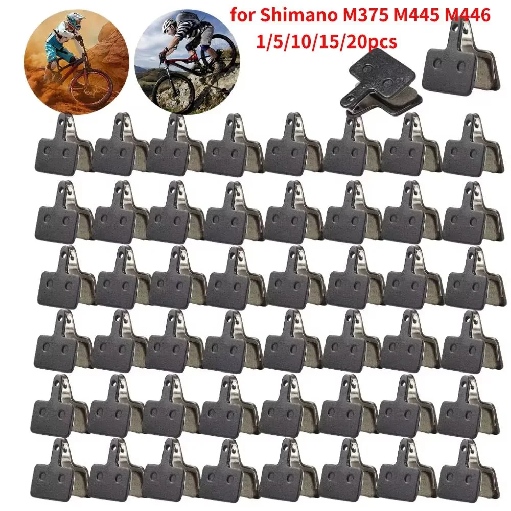 

1/3/5/10/15/20 PCS MTB Mountain Bicycle Disc Brake Pads for Shimano M375 M445 M446 Resin Semi-Metallic Cycling Brake Pad Parts