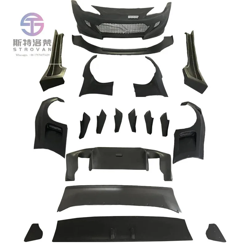 Factory Hot Selling Front Bumper Face Kit for GT86/BRZ 2013-2019 GT86 Rocket Bunny V3 Body Kits Side Skirt - view 2