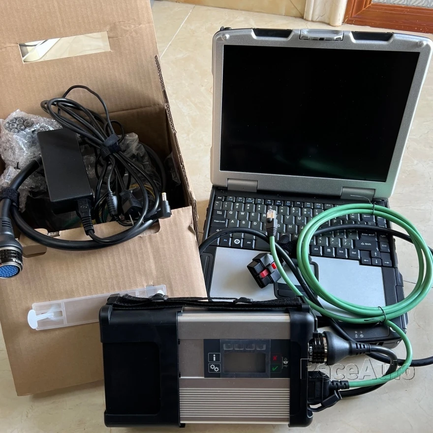 

2024 Mb Star c4 Sd Connect WIFI DOIP DIAGNOSE TOOL SSD 480GB SOFTWARE Laptop CF31 I5 6G Computer Ready to Use 12V 24V