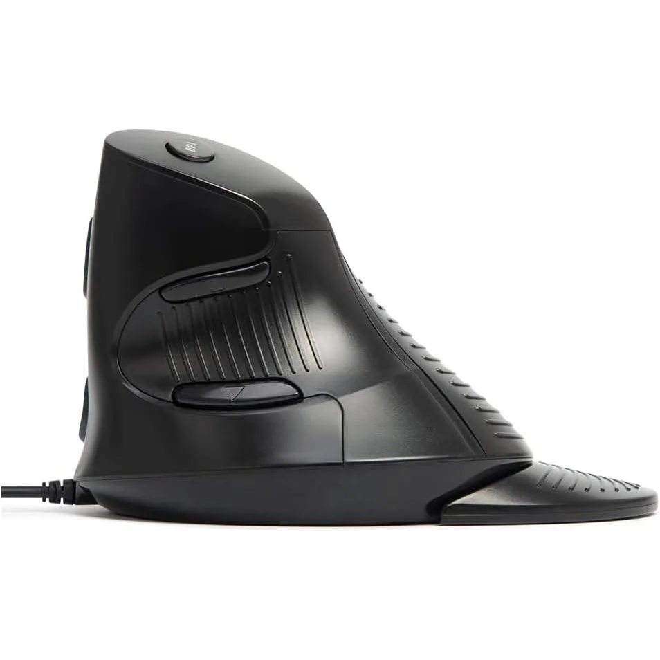 M618BU White Wired Ergonomic Vertical Mouse 1600 DPI 6 Buttons Optical Right Hand Mice with Wrist Mat For PC Lapt
