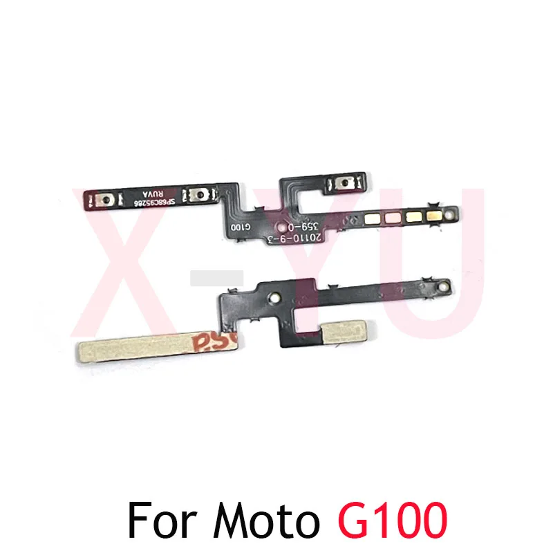 For Motorola Moto G100 / G200 5G Power On Off Switch Volume Side Button Flex Cable