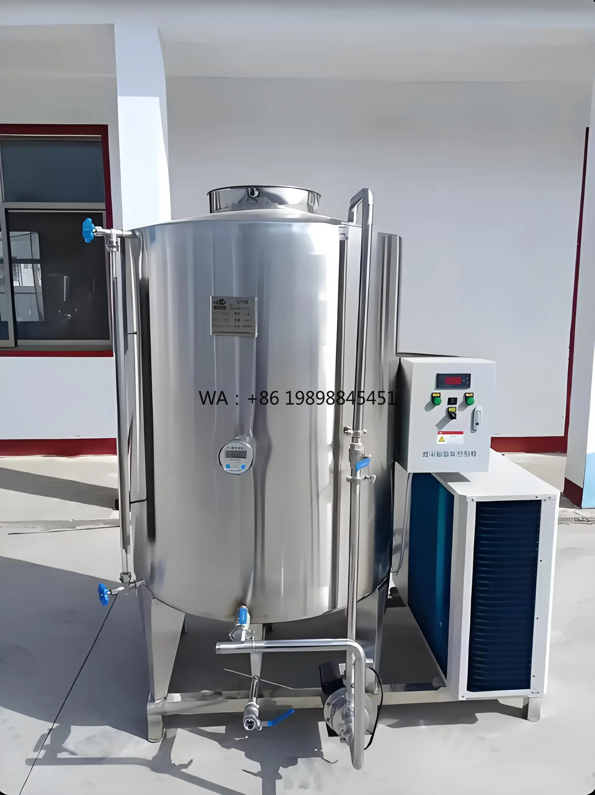 Milk Cooling tank 300l Solar-driven Mobile Milk Cooling tank Quality Assured 1000l Milk Cooling tank Solar Powered