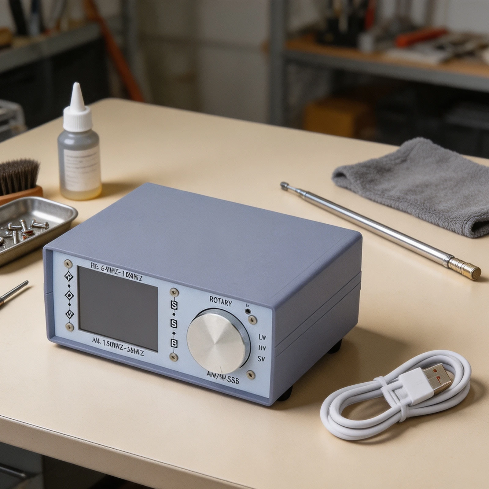 Easily Navigate Your Listening Experience SI4732 Multi Band Radio Featuring 4000mAh for Battery Life and Built in Antennas