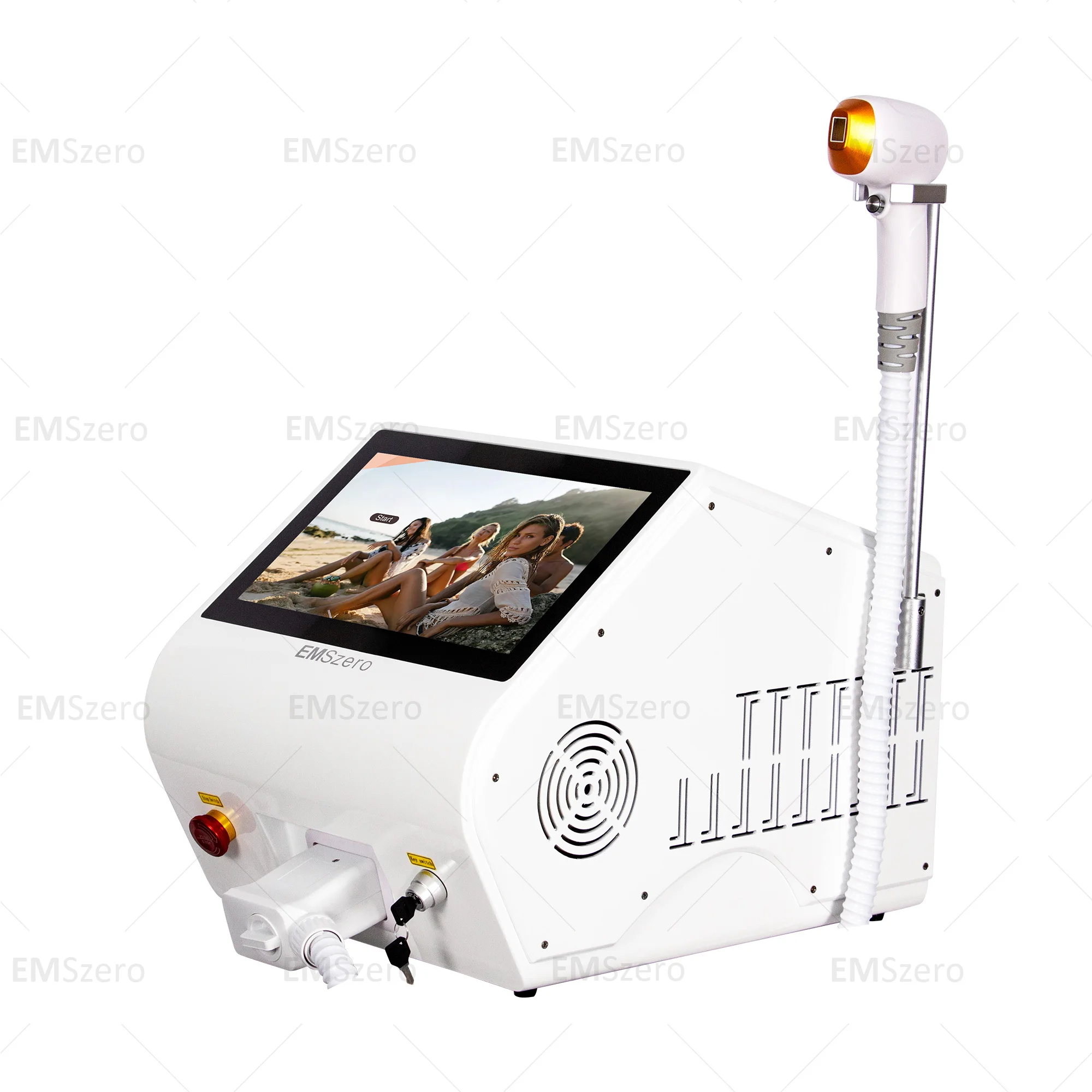 808nm 755 1064 Diode Laser Hair Removal Commercial Appliances 3000W 3 Wavelength Painless Beautiful Whole Body Hair Removal