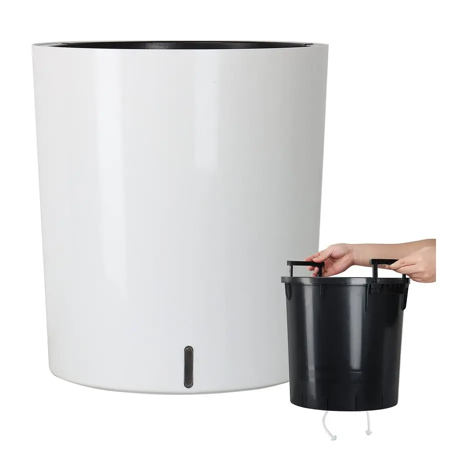 

Большое круглое кашпо с автополивом 12.5 для дома, сада, патио, высоких деревьев