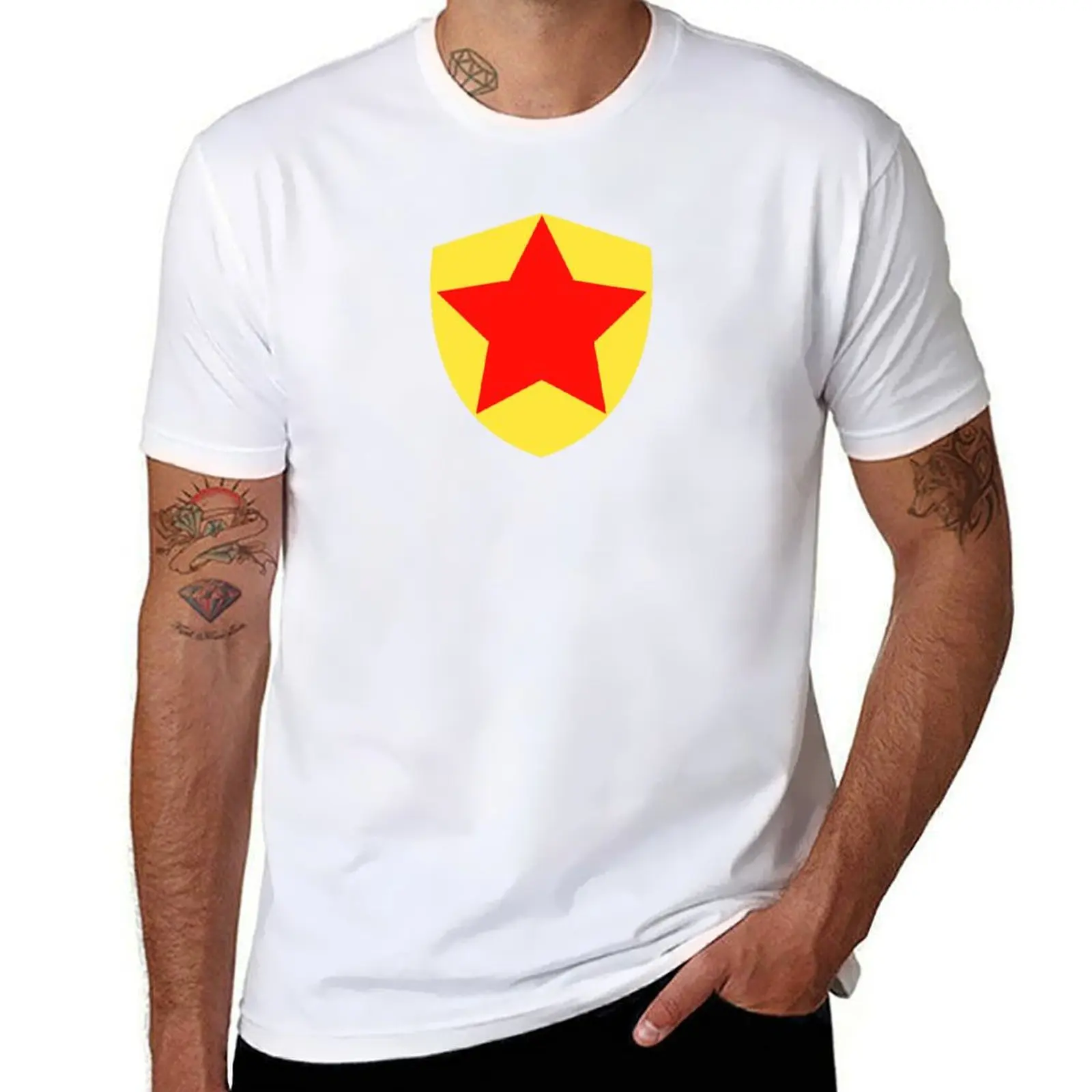 

Symbol Chest WordGirl T-Shirt Work Comfort T-Shirt for Men