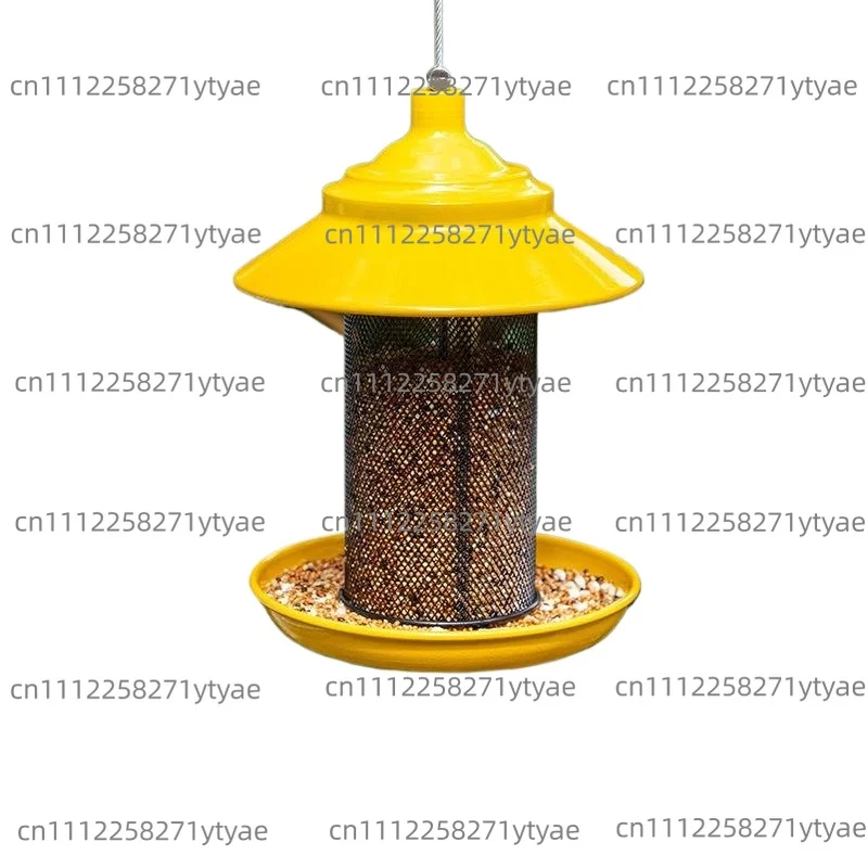 border modern environmental protection outdoor intelligent elastic anti-mouse metal bird feeder courtyard garden