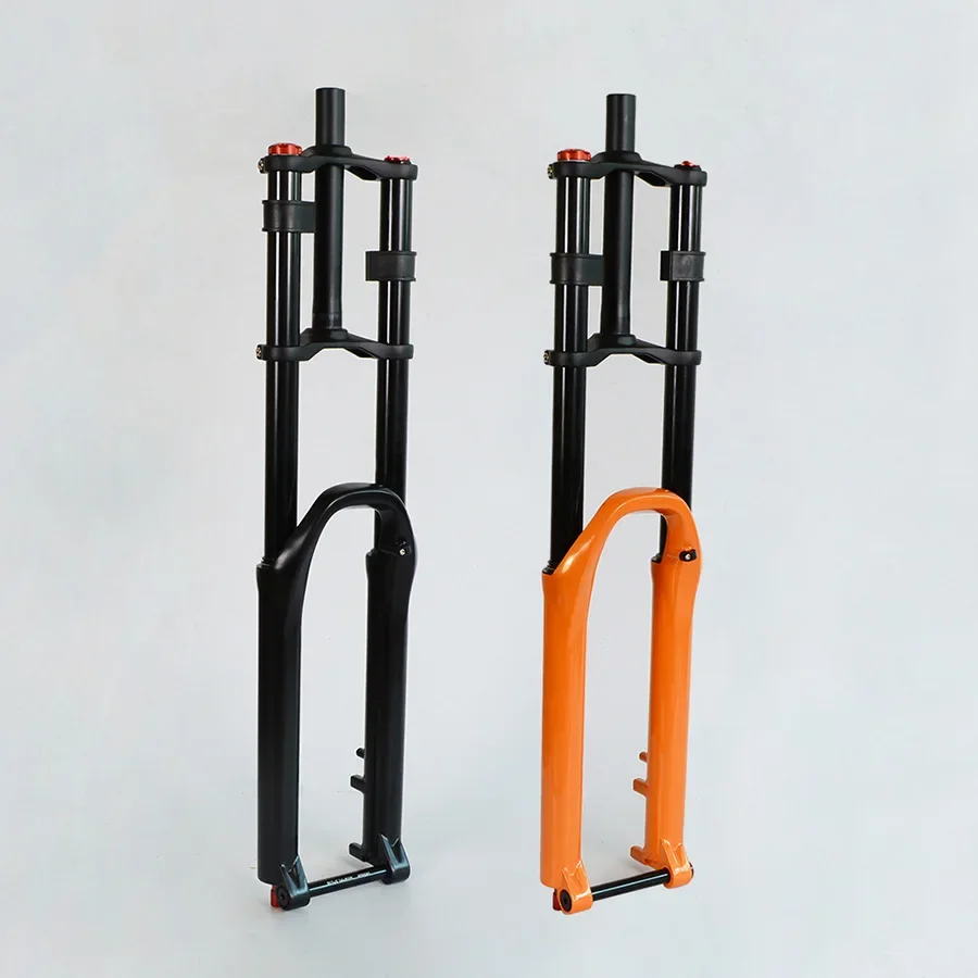 LIMIT mountain bike double shoulder shock front fork 27.5/29in oil and gas damping barrel shaft soft and hard tail 150mm stroke