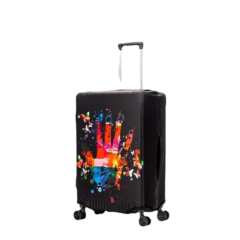 Polyester Colorful Graffiti Luggage Cover New Travel Accessories 20-29 Inch Elastic Baggage Cover Thicken Suitcase Case Cover