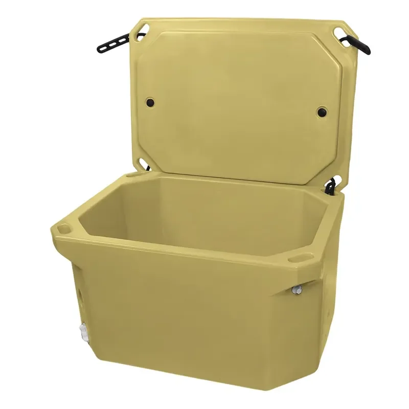 Customized 100L Rotomolded Eco Friendly Insulated Cooler with Dry Ice Storage for Seafood Aquaculture and Fish
