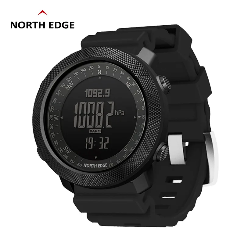 NORTH EDGE Men's Professional Diving Smart Watch/Scuba Diving 50M Altimeter Compass Digital Clock Swimming Digital Watch