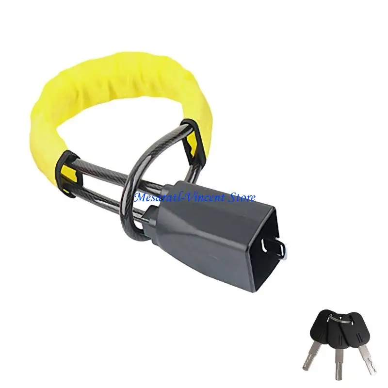 A70F Steering Wheel Cable Lock Designed for Nighttime Parking and High Risk Locations Offering Anti Theft Performances