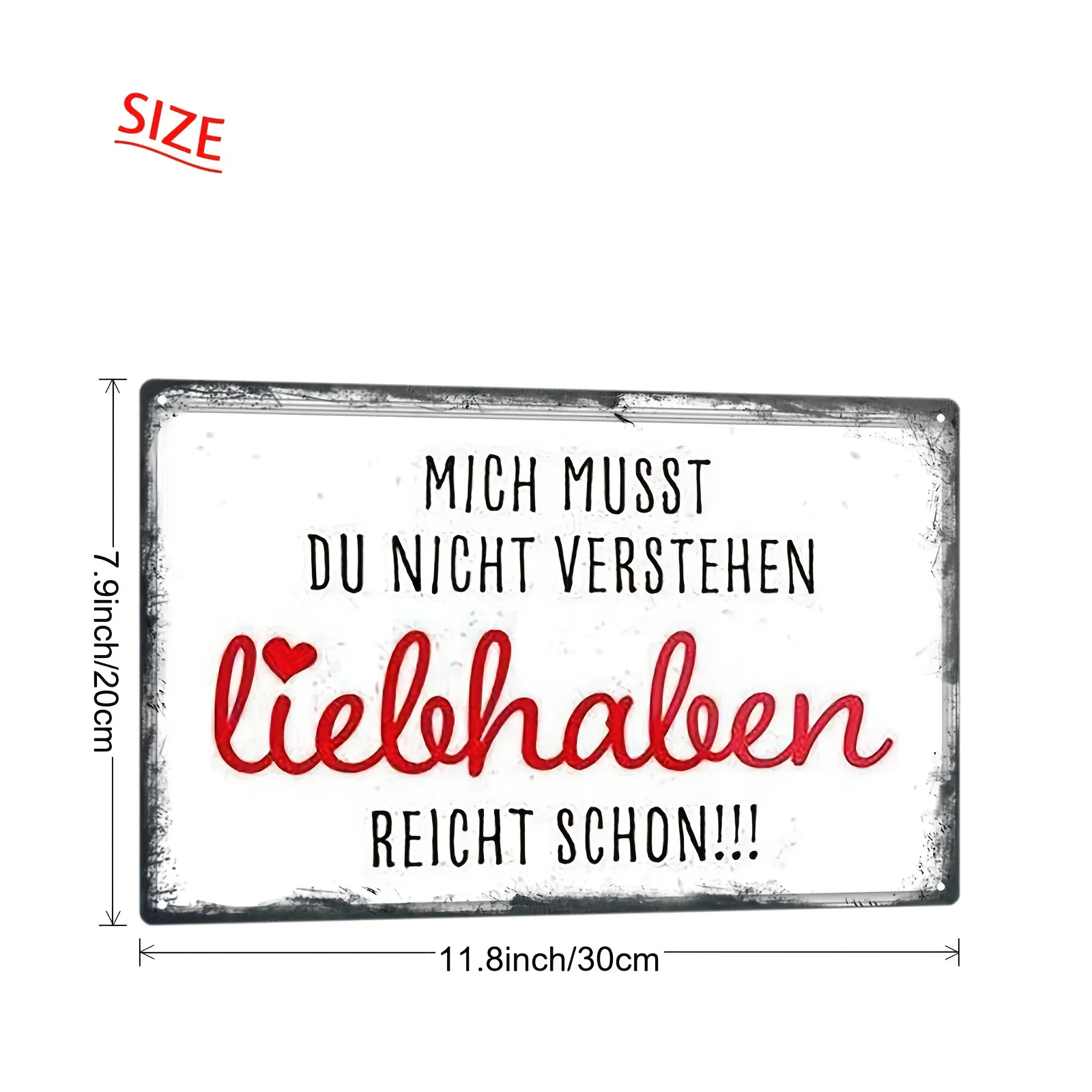 2D Flat, 2D Metal Iron Sign, 