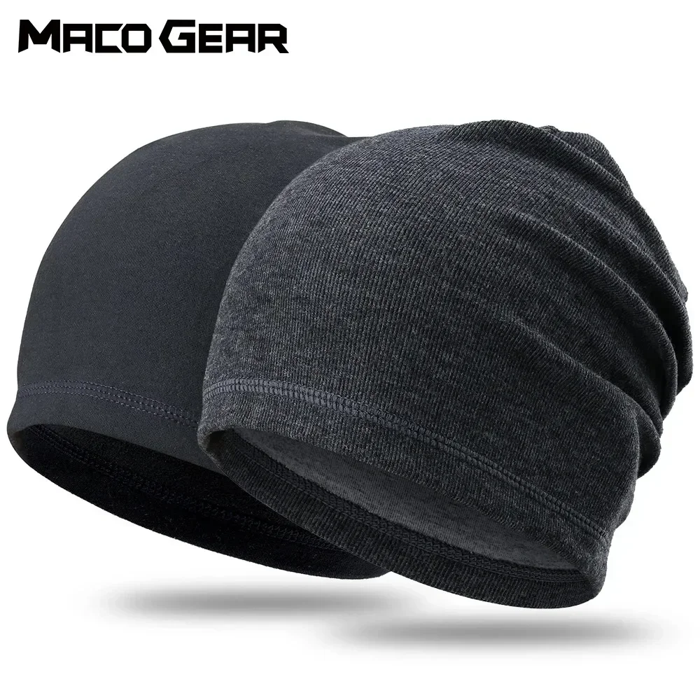 

Winter Fleece Beanies Bicycle Sports Tennis Fitness Stretch Running Hiking Cycling Hat Snowboard Soft Windproof Cap Women Men