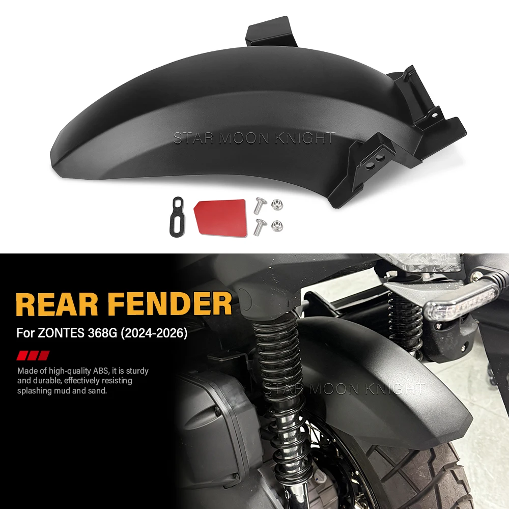 

Rear Wheel Hugger Mudguard Fender For ZONTES 368G 368G ADV 2026- 368G 2024-2025 Mudflap Splash Guard Motorcycle accessories