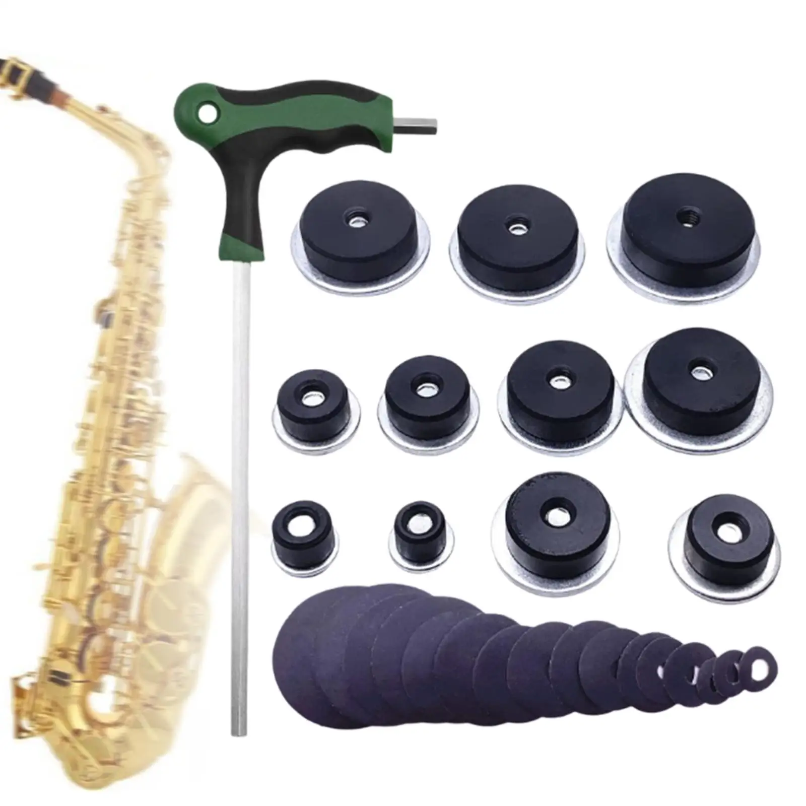 Saxophone Repair Tool Sound Hole Grinding Maintenance Kit Hand Tool Kit Sturdy Sax Repair Kit Repairing Accessories