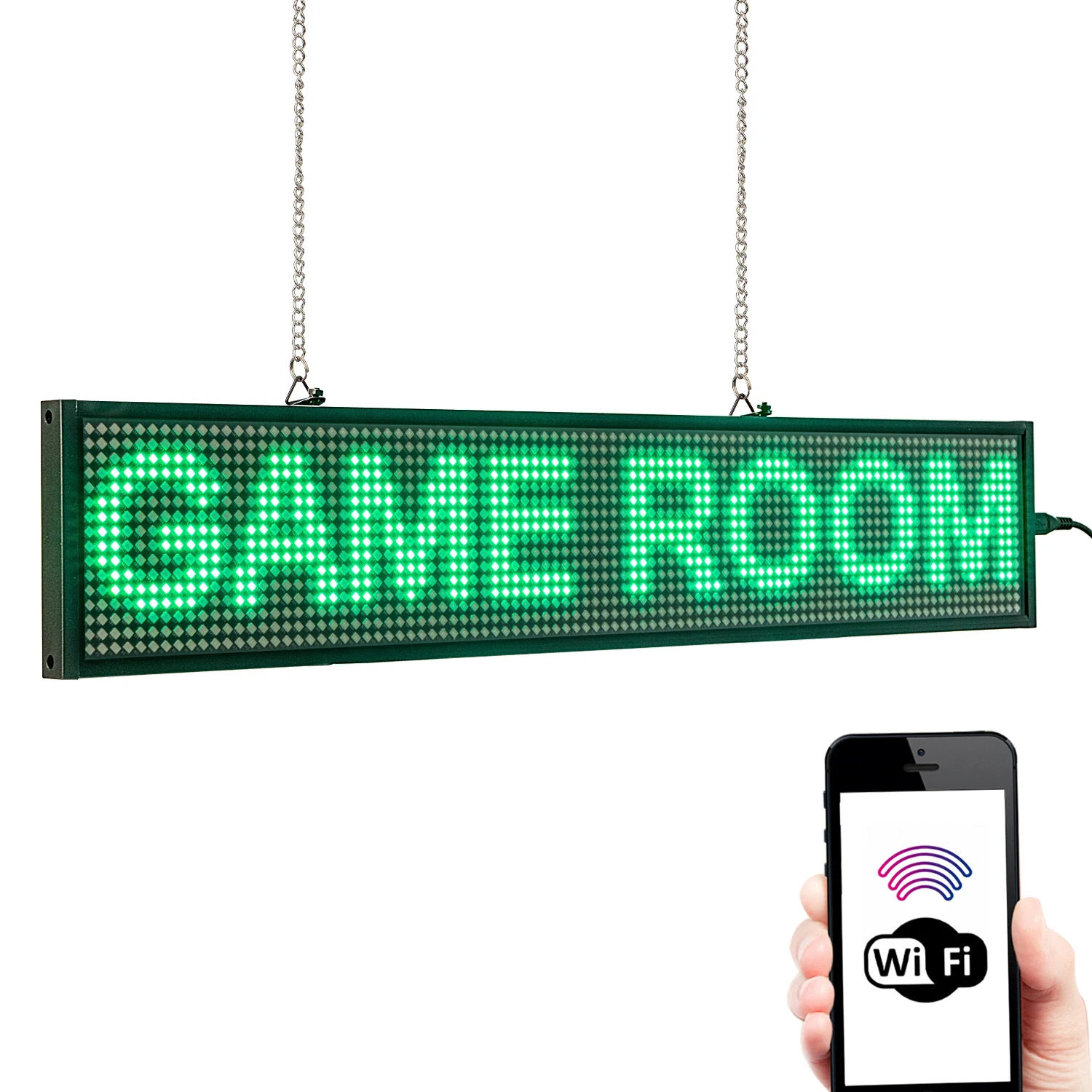 P5 WIFI SMD Remote Control Time countdown display Led open Sign Android Phone Programmable Scrolling Message LED Display Board