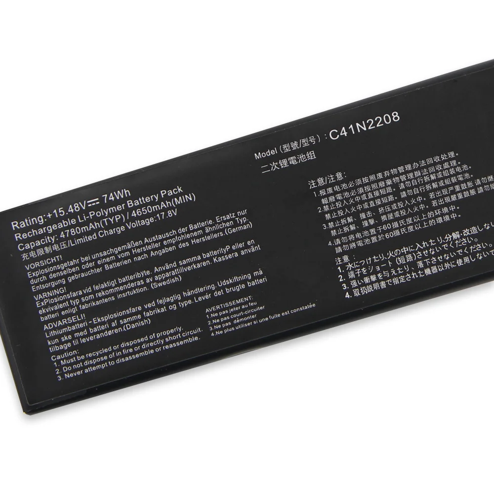 74Wh/4780mah NEW Replacement Battery C41N2208 For ASUS ROG ALLY RC71L/PC71L Gaming Handheld Series with Tools