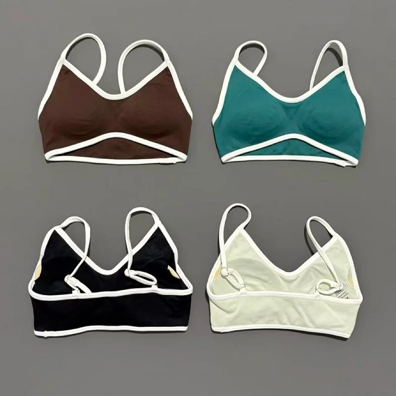 Women Sports Bra Adjustable High Support Gym Clothes Pilates Yoga Top Push-up Running Workout Tank Fitness Underwear