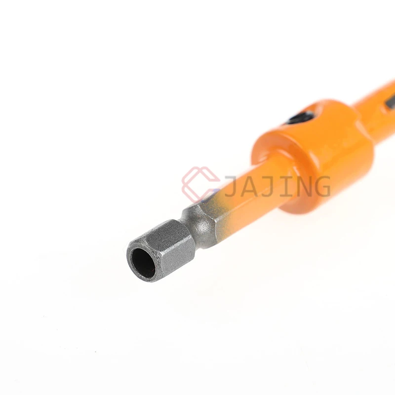 Broca de fregadero contador, 3x8mm, vástago hexagonal de 1/4 \