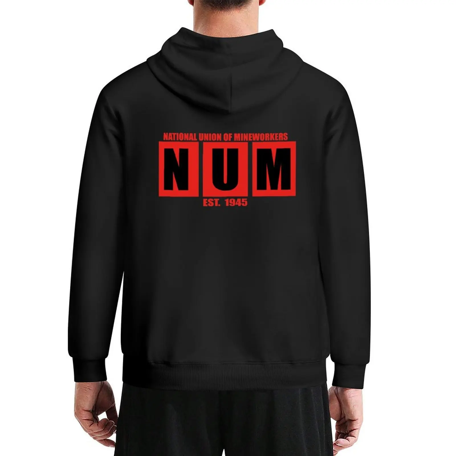 

National Union Of Mineworkers NUM Hoodie men's coat autumn jacket men mens designer clothes japanese style designer hoodies
