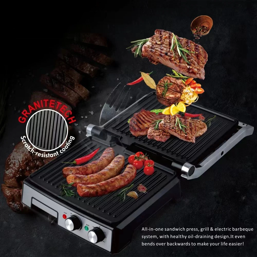 Fully automatic steak grill, commercial electric grill, sandwich breakfast machine, steak grill, electric frying pan