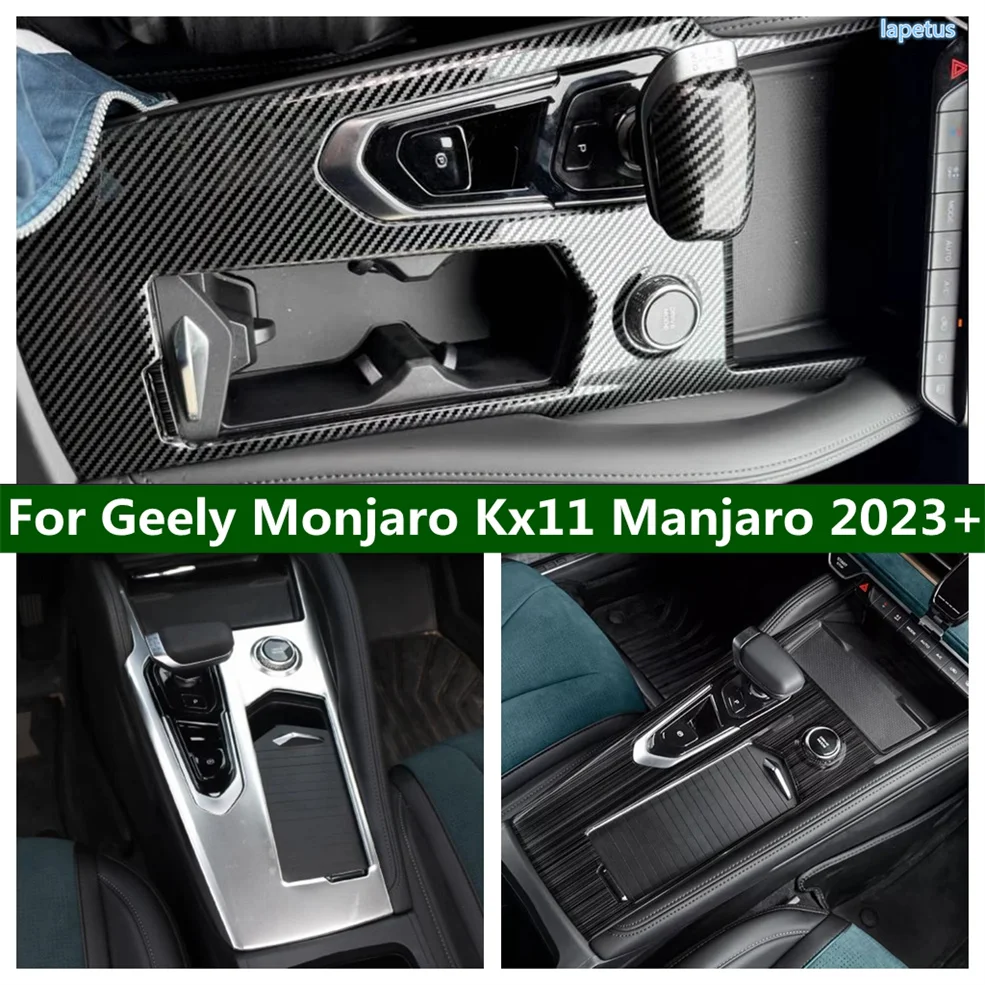 

Transmission Shift Gear Panel Decoration Frame Cover Trim For Geely Monjaro Kx11 Manjaro 2023 2024 Left Hand Drive Accessories