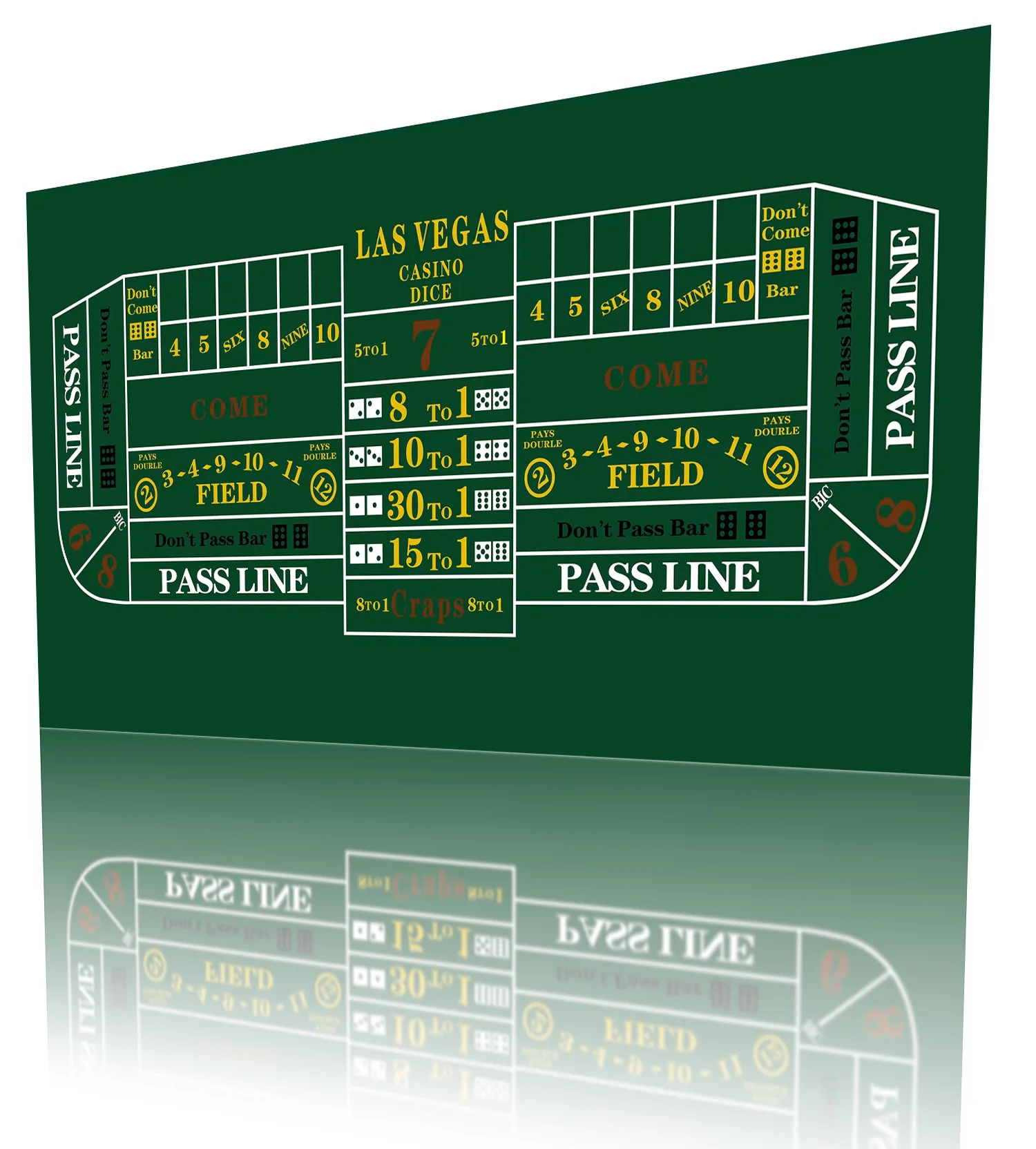 180x90cm Craps Game Tablecloth Non-woven Pattern Beautifully Foldable Game Tablecloth Party Game Accessories
