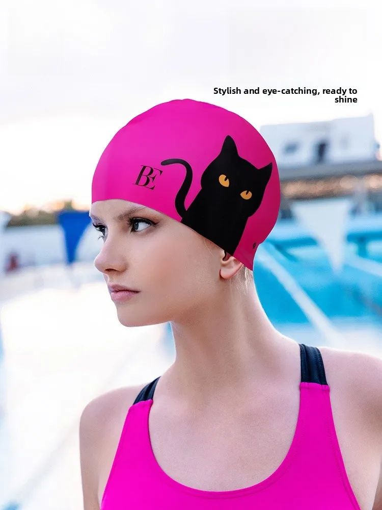balneaire-fashionable-waterproof-swimming-cap-for-women-high-aesthetic-value-comfortable-no-tie-series-sport-fitness