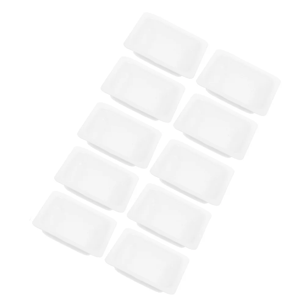 

10Pcs Weighing Pans Versatile Plastic Tray for Powders Liquids 100ml Laboratory Use Weigh Boats Small Weighing Trays