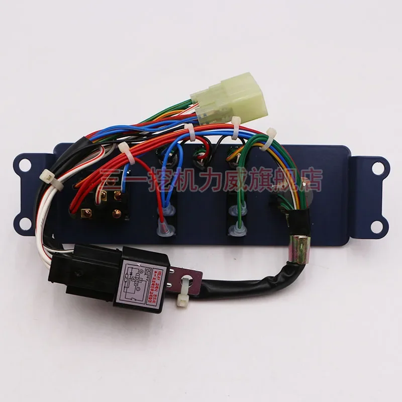 For Sany Excavator Parts Sany 55 60-8 Old Air Conditioner Control Panel Temperature Control Switch Original