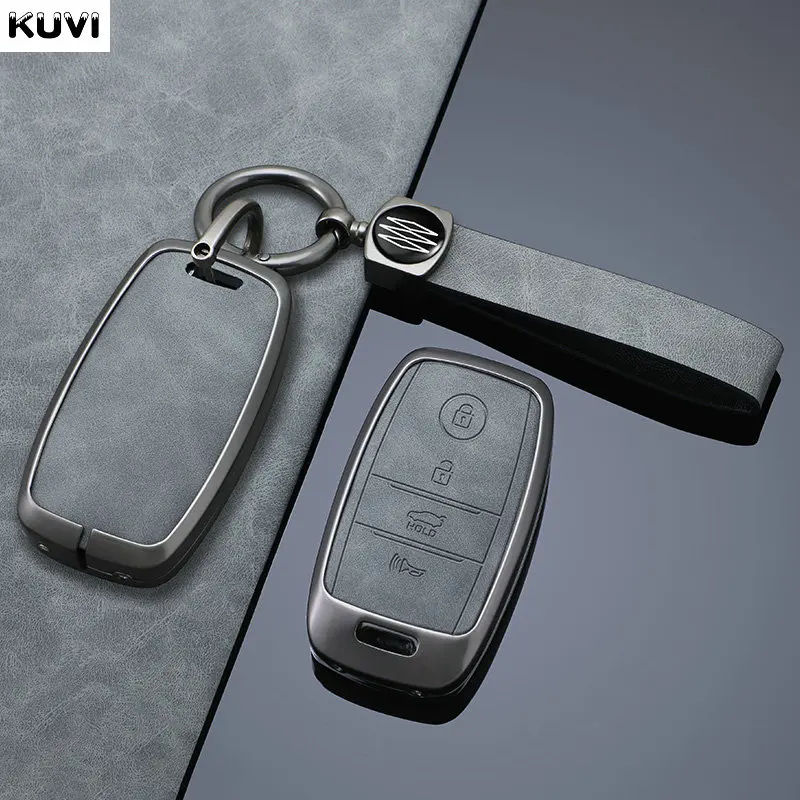 

3/4 кнопки для KIA Rio Rio5 Sportage Ceed Cerato K3 KX3 K4 K5 Sorento Optima Picanto, Кожаный Автомобильный ключ, брелок
