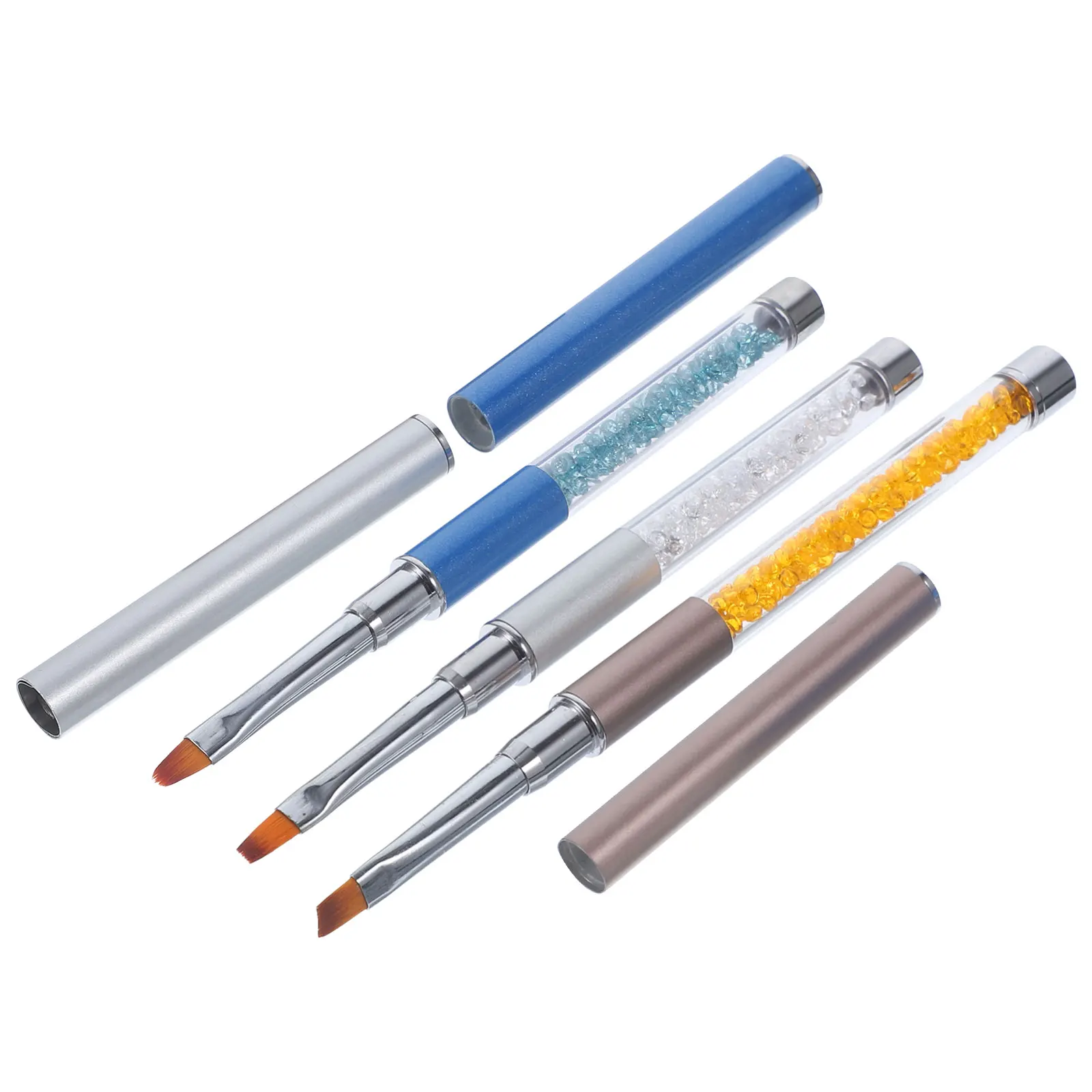 

3pcs Nail Accessories Brush Fine Fiber Cleanup Pigment Manicure Tools Thin Graffiti Pens for DIY Salon