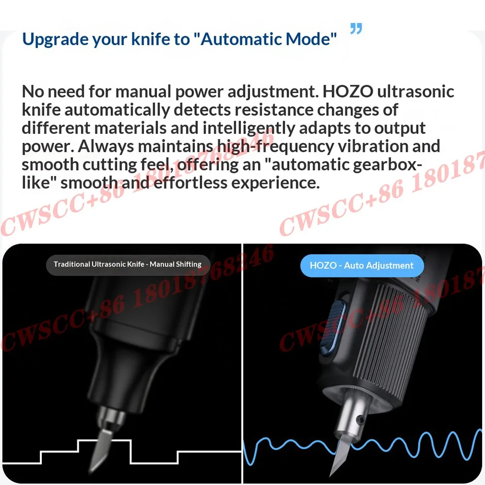

Беспроводной ультразвуковой нож для резки 40 кГц, ручной портативный многоцелевой нож для резьбы, резки, 3D-печать, электроинструмент «сделай сам»