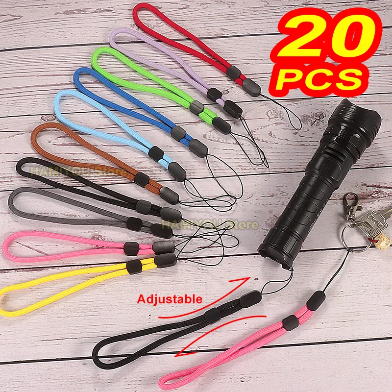 20 Adjustable Mobile phone Strap Wrist Lanyard For iPhone Samsung HUAWEI XIAOMI USB Flash Drives Keys Keychains Camera Key Strap