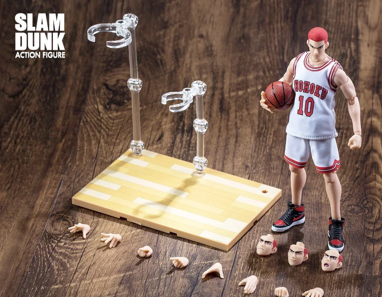 SLAM DUNK GREAT TOYS GT Dasin Model Toy Sakuragi Hanamichi Kaede Takenori Ryota Hisashi SHOHOKU White Sport Suit Action Figure