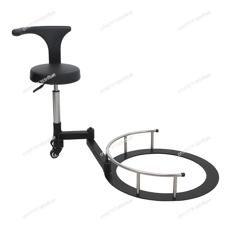 For Adjustable barber stool rotating barber chair with wheels salon technician chair beauty salon swivel chair