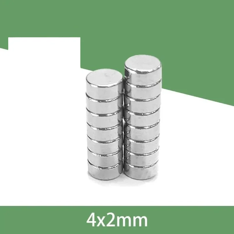 4x2mm مغناطيس دائري صغير 4x2mm للثلاجات المنزلية والمكاتب DIY 4x2mm