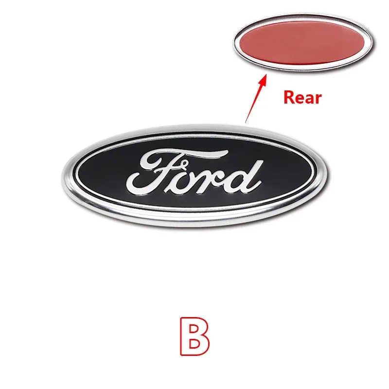 5.8 cm Auto Stuurwiel Center Badge Logo Sticker Stuurwiel Logo Sticker Voor Ford Focus 3 MK2 Fiesta MK7 Mondeo MK4 Fusion