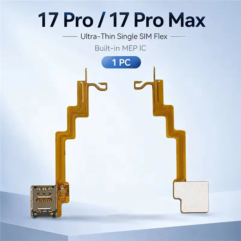 [NEW!】 Esim To Sim Dual Card Flex Ca‮Lb‬E For US Version 17 Pro Max Built-In MEP Integration Solution For Super Snow IC