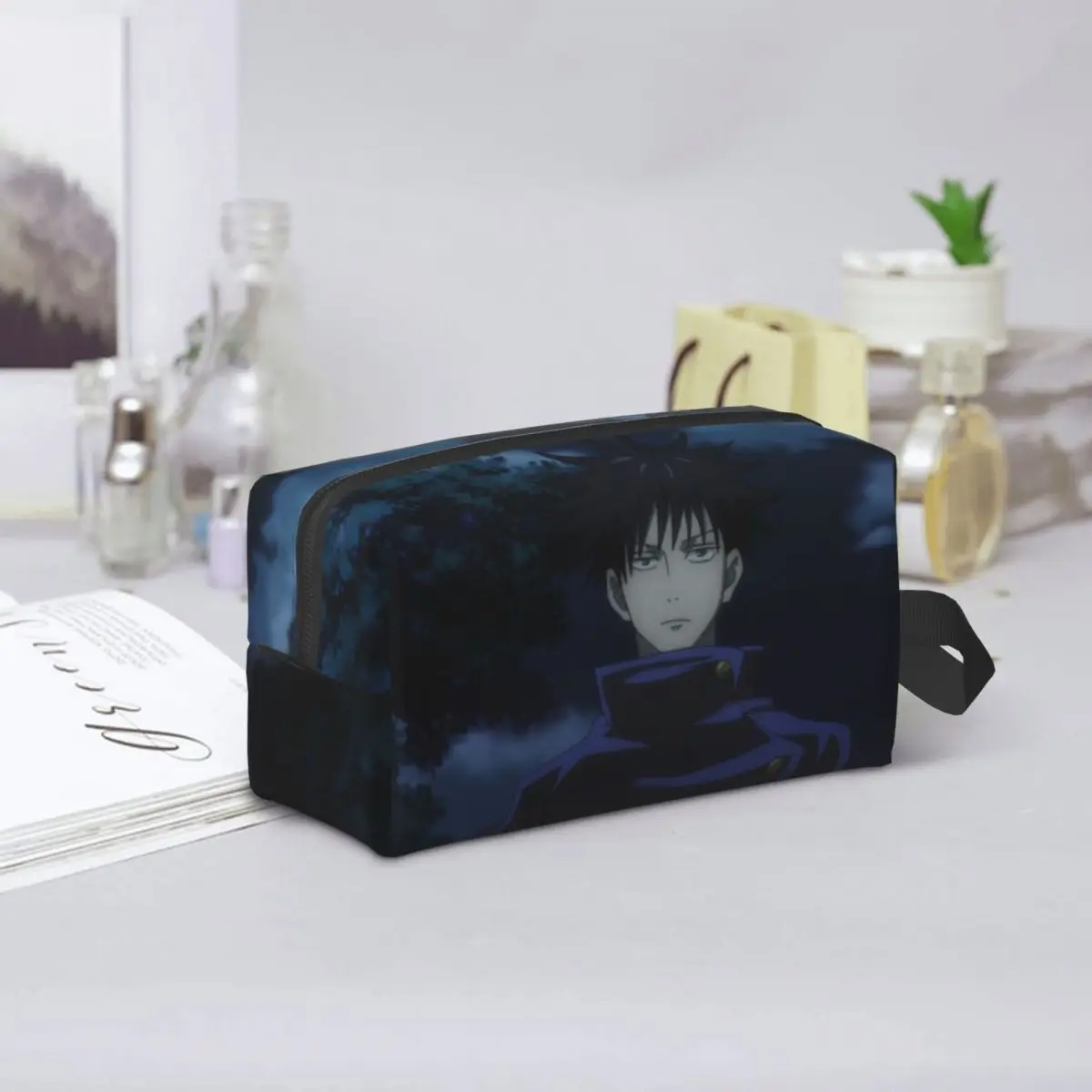 Estuche para lápices Megumi Besto Friendo Jujutsu Kaisen Sukuna, caja para lápices de Anime para niños, bolsa para lápices, suministros de papelería, bolsa organizadora