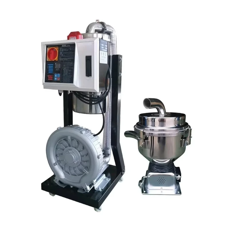 900G split suction machine automatic feeding machine high power crushing material three-phase vortex fan strong injection moldin
