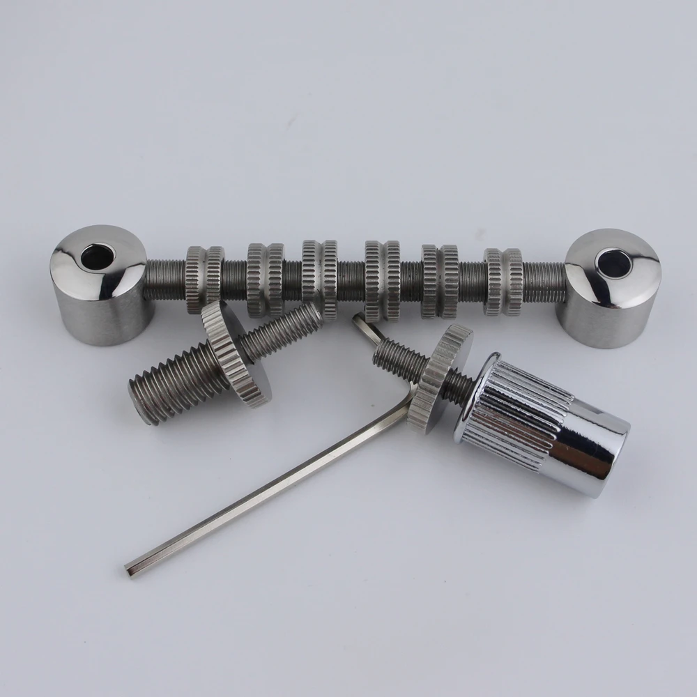 Stainless Steel Space Control Adjustable Roller Guitar Bridge